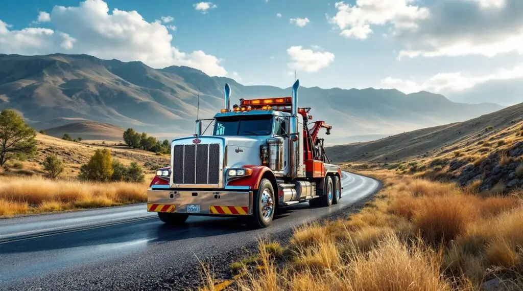 A professional heavy-duty wrecker truck performing a precision recovery of a vehicle in Gardner using winch lines and rigging.