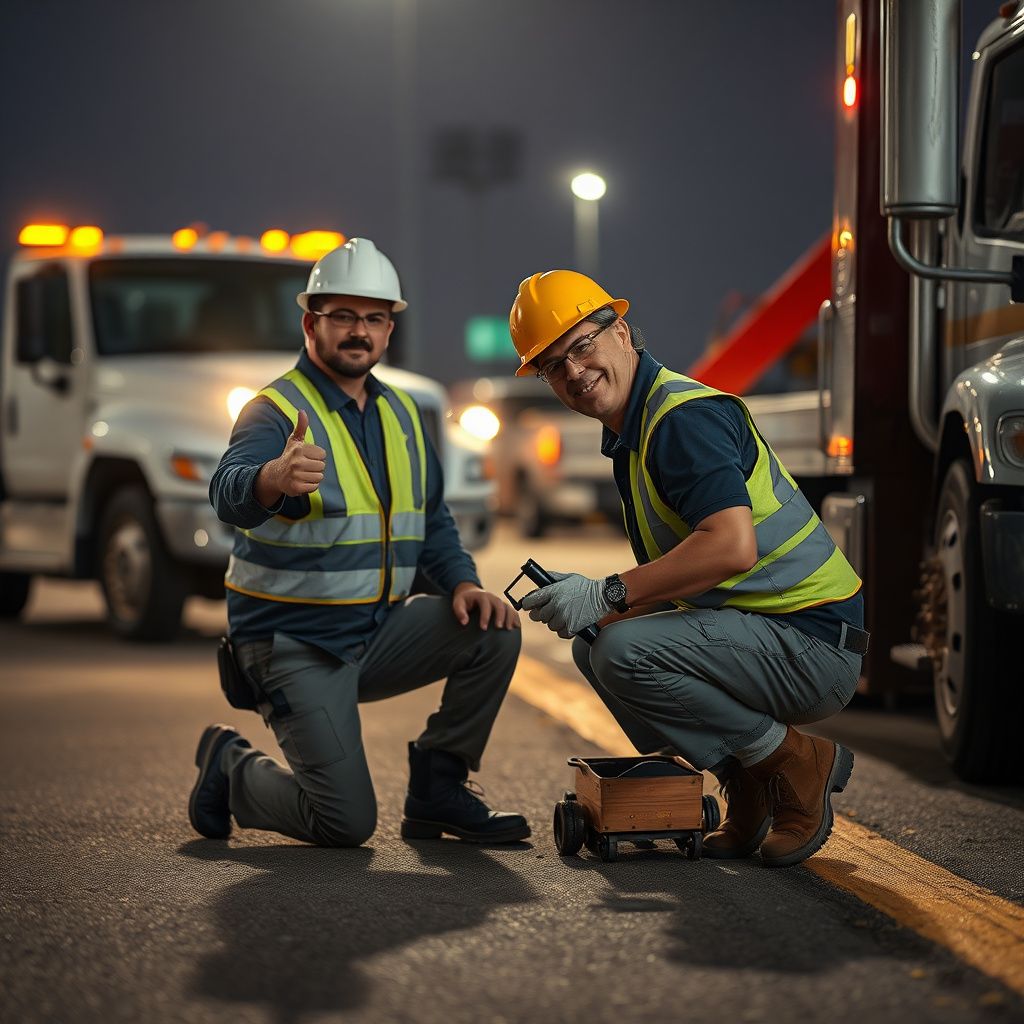 A Snappy Towing professional securing a vehicle onto a flatbed tow truck on a suburban street in Overland Park, Kansas.